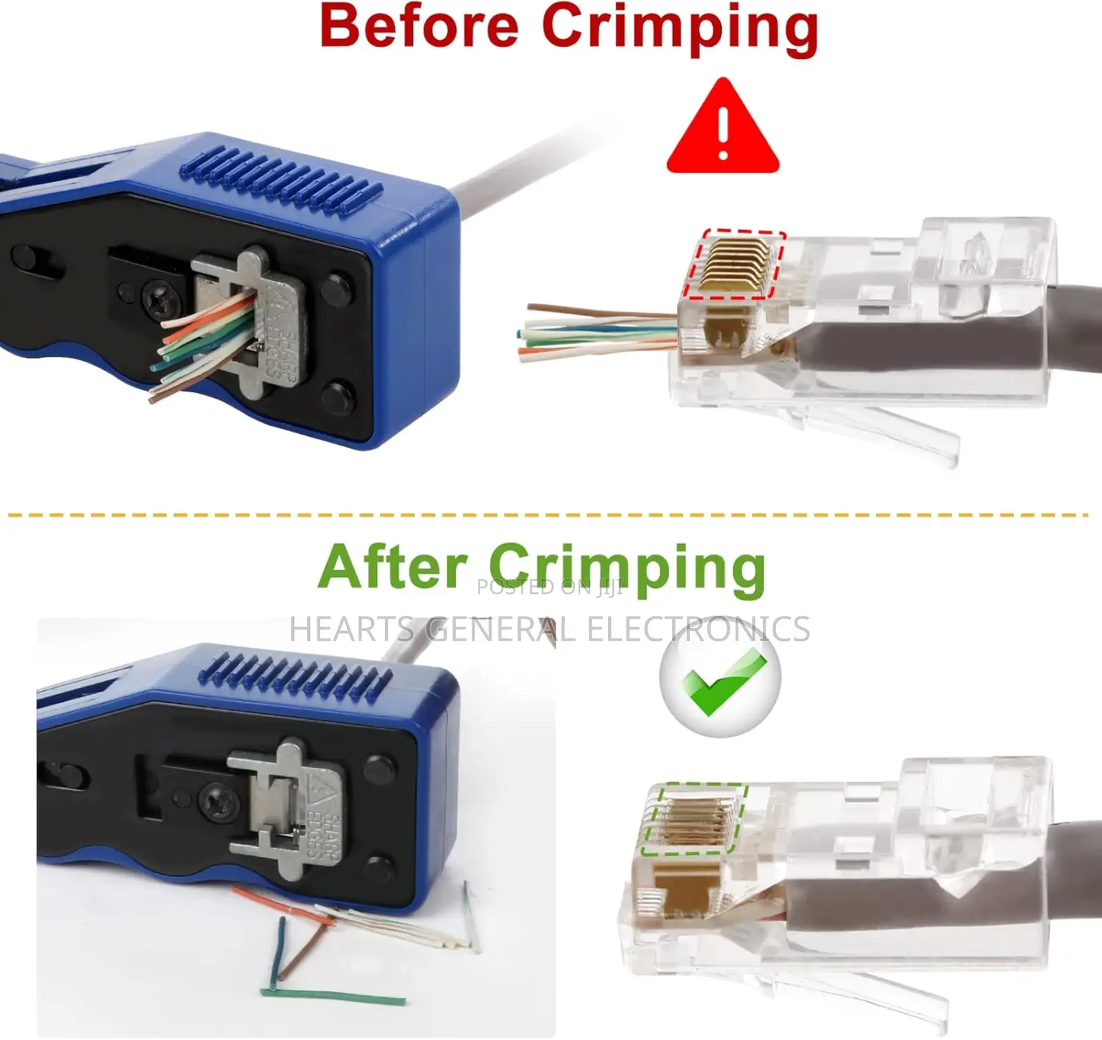 Pass-Through Crimping Tool