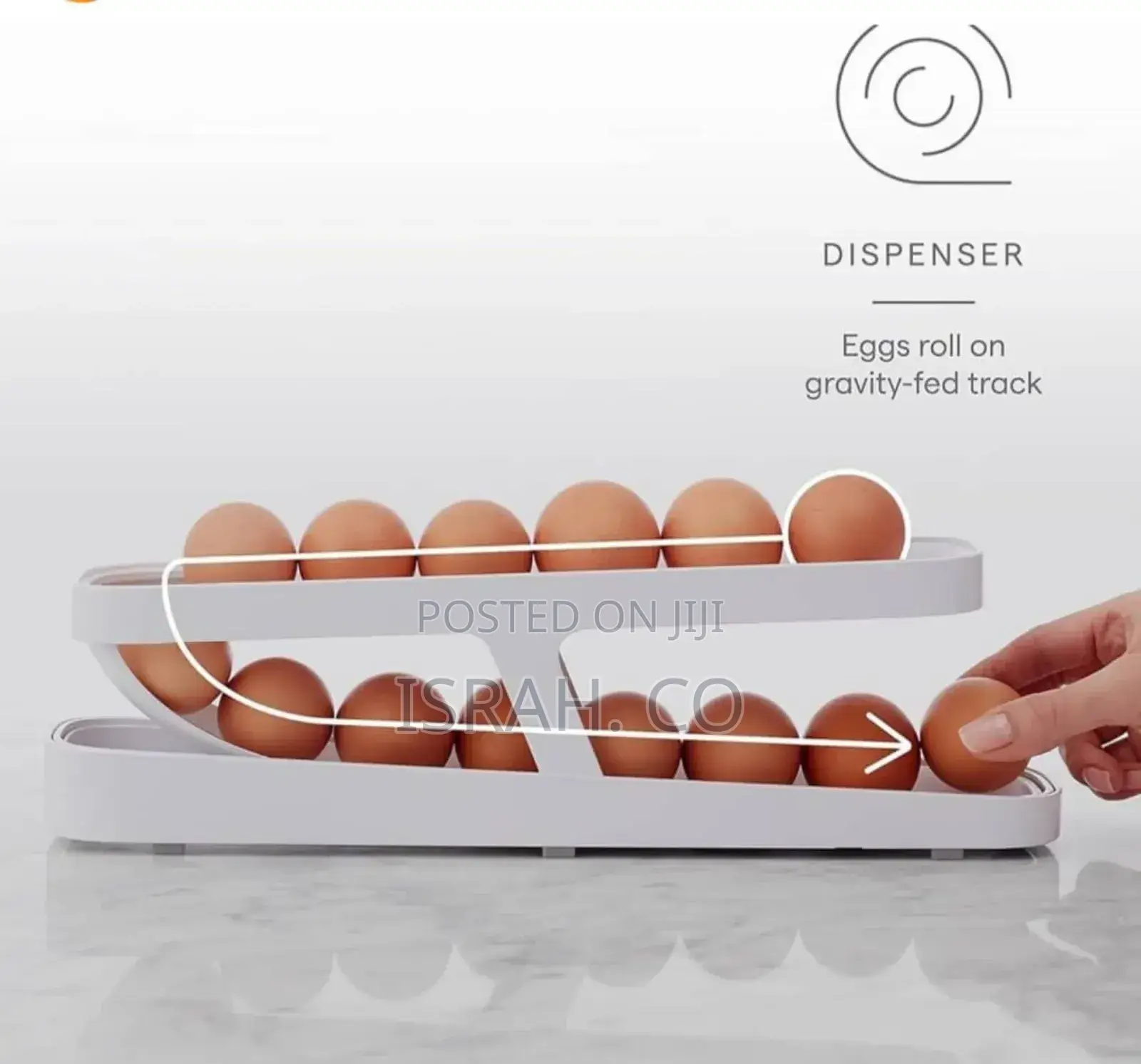 Rolldown Egg Dispenser