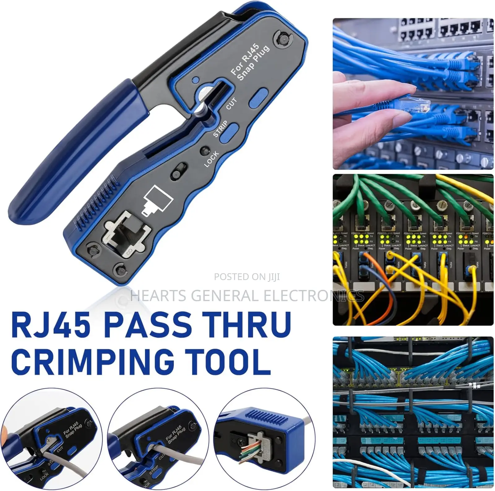 Pass-Through Crimping Tool