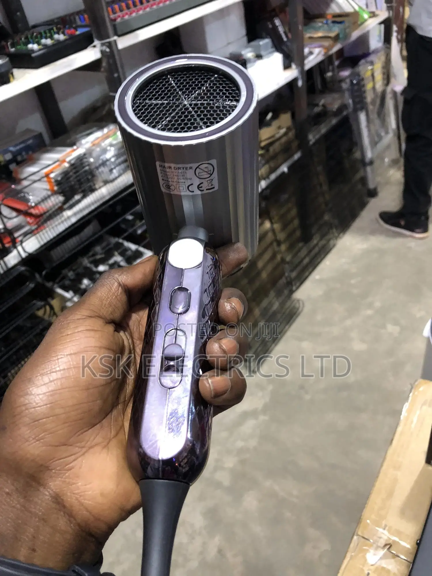 Hair Dryer Constant Temperature Hammer With Diffuser