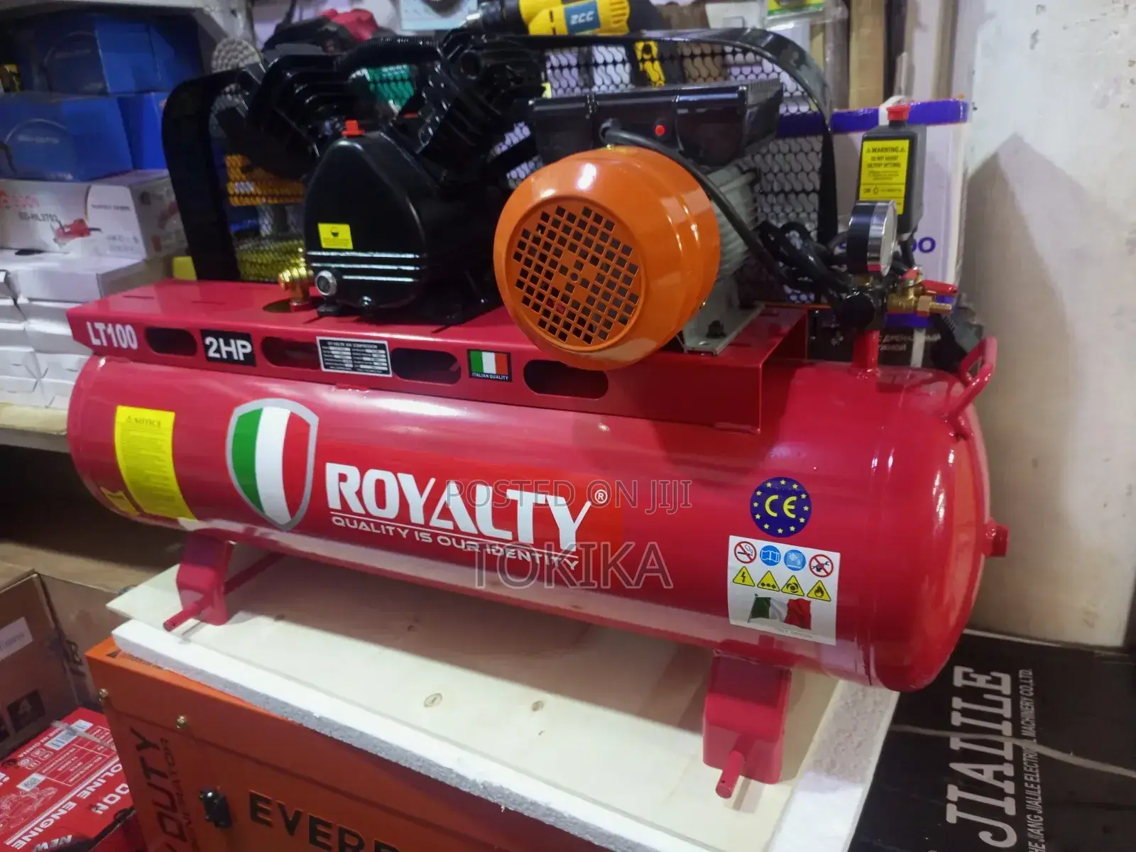 100litres Air Compressor Royalty Italy