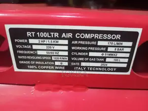 100litres Air Compressor Royalty Italy