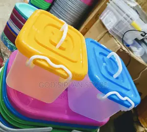 2pcs Plastic Storage Boxes
