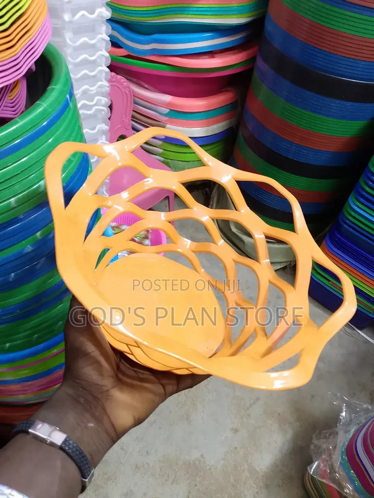 Plastic Kitchen Baskets Holder
