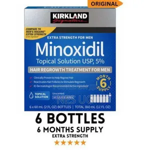 Full Course Hair Growth Minoxidil Oil 6pcs Pack+Derma Roller