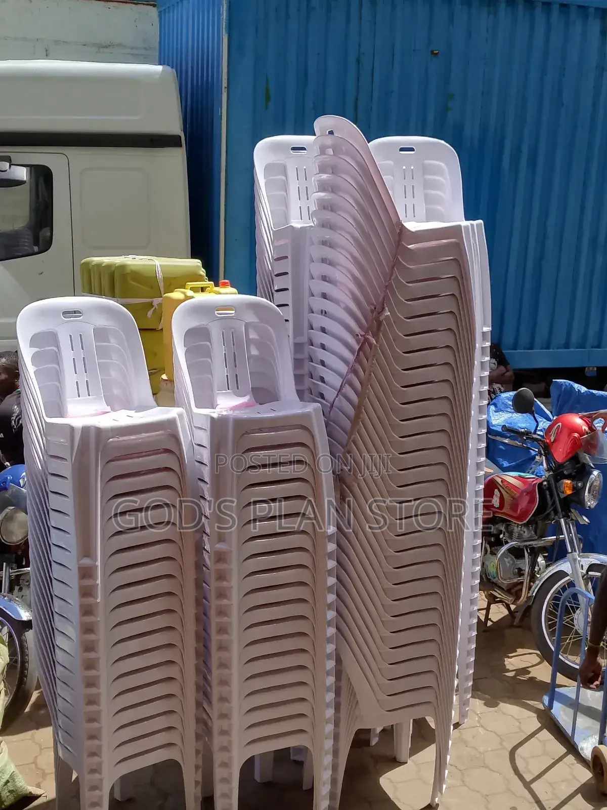 Armless Plastic Chairs (Heavy Quality)