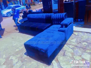 Blue Sofa Set