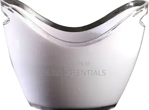 5l White Smoked Ice Bucket
