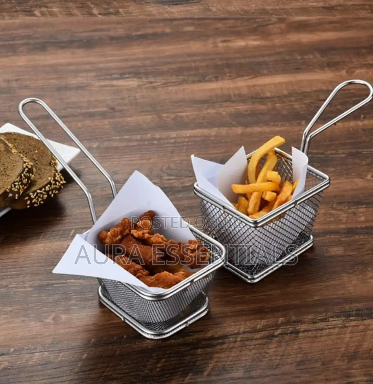 Square the Diamond Hole Fry Baskets