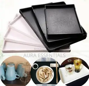 Melamine 3pcs Rectangular Food Trays