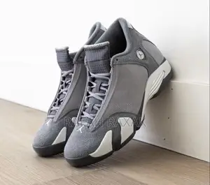 Original Air Jordan 14 Retro “Flint Gray” Basketball Sneaker
