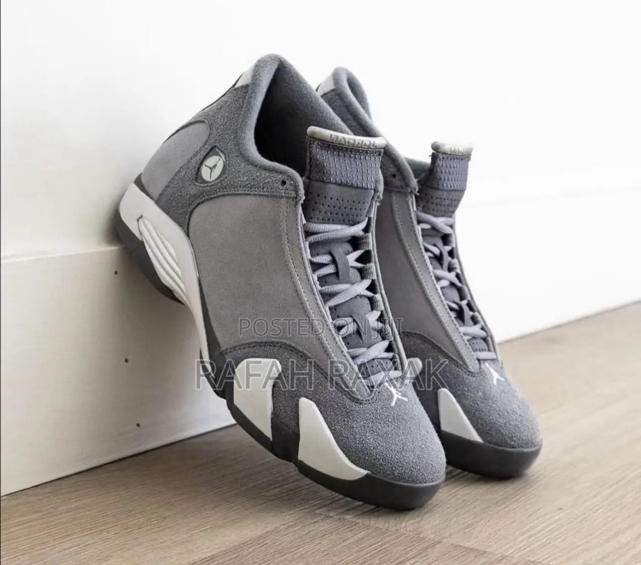 Original Air Jordan 14 Retro “Flint Gray” Basketball Sneaker