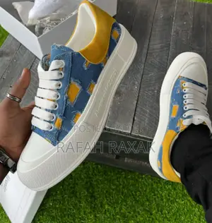 Original Yellow Jean Alexander McQueen Low Casual Sneakers