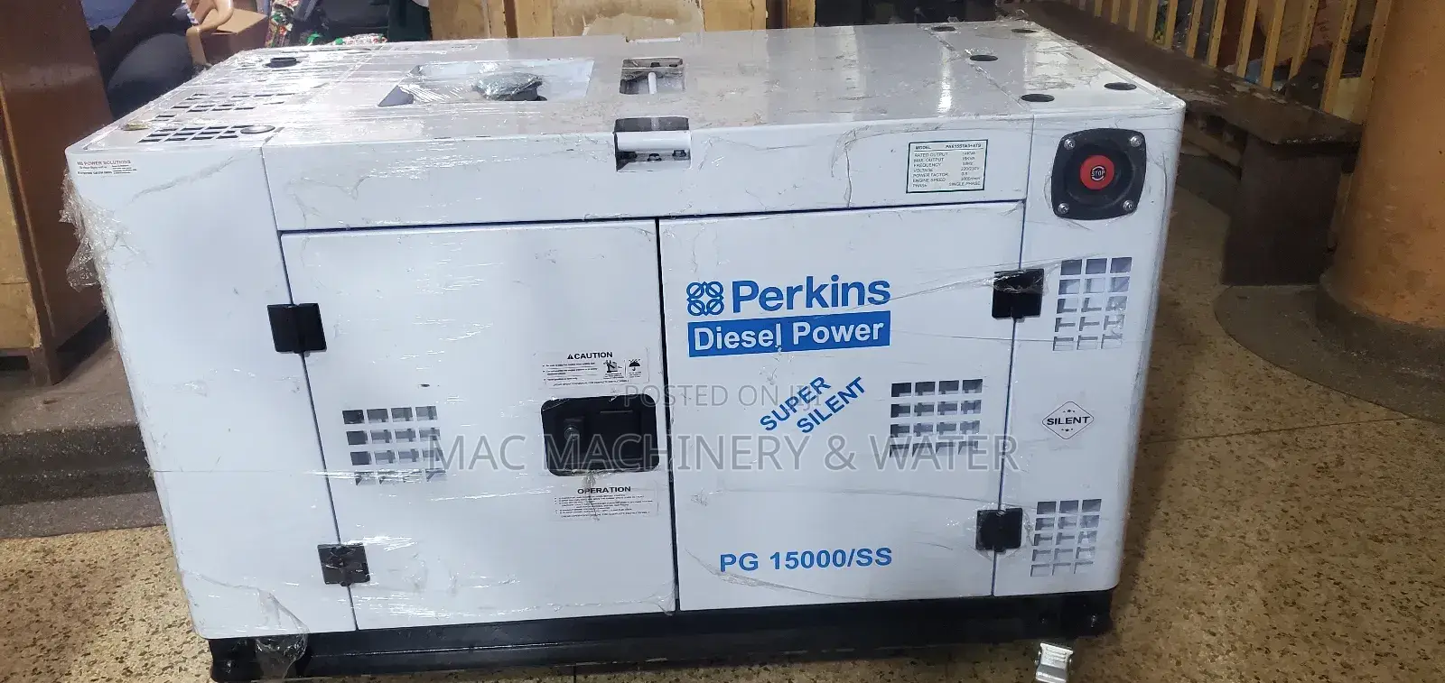 Perkins Diesel Generator 15kva Double Cyclinders