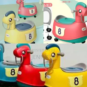 New Baby Plastic Potty With Wheels