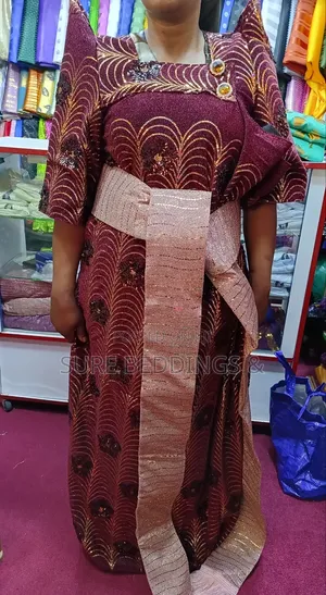 Coral Bridal Gomesi