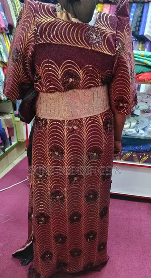 Coral Bridal Gomesi