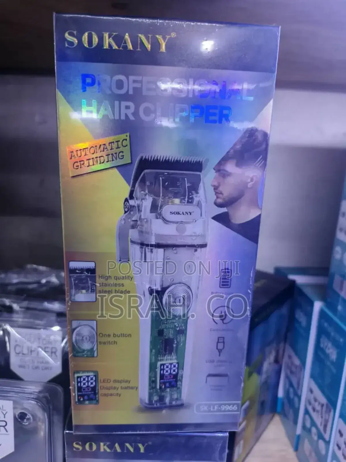 Sokany Professional Hair Clipper (Model Sk-Lf-9966)