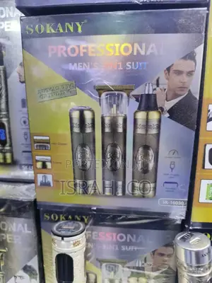 Sokany Professional Men's 3-in-1 Grooming Kit".