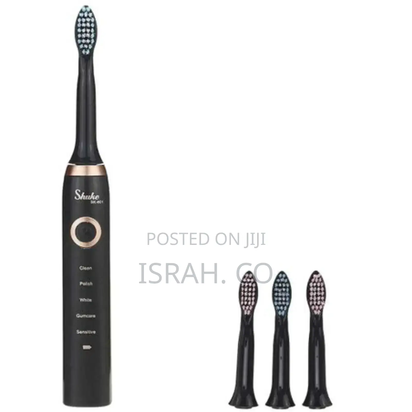 Shuke Sk-601 Electric Toothbrushwith Three Replacement Brush