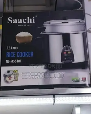 A Saachi 2.8-Liter Rice Cooker, Model Nl-Rc-5181
