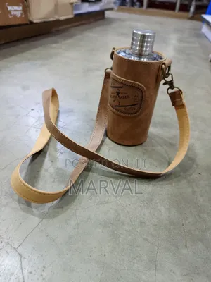 Leather Bottle Whiskey Flask