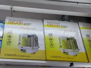 Rotating Multi-Functional Grain Storage Bucket