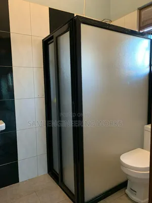 Aluminum Black Colour Shower Cubicle
