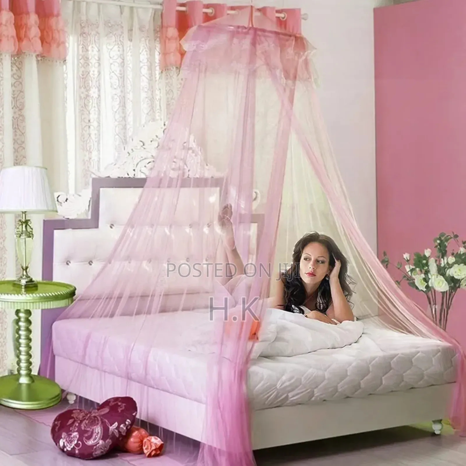 Bcbyou Princess Bed Canopy Netting Mosquito Net( Small)