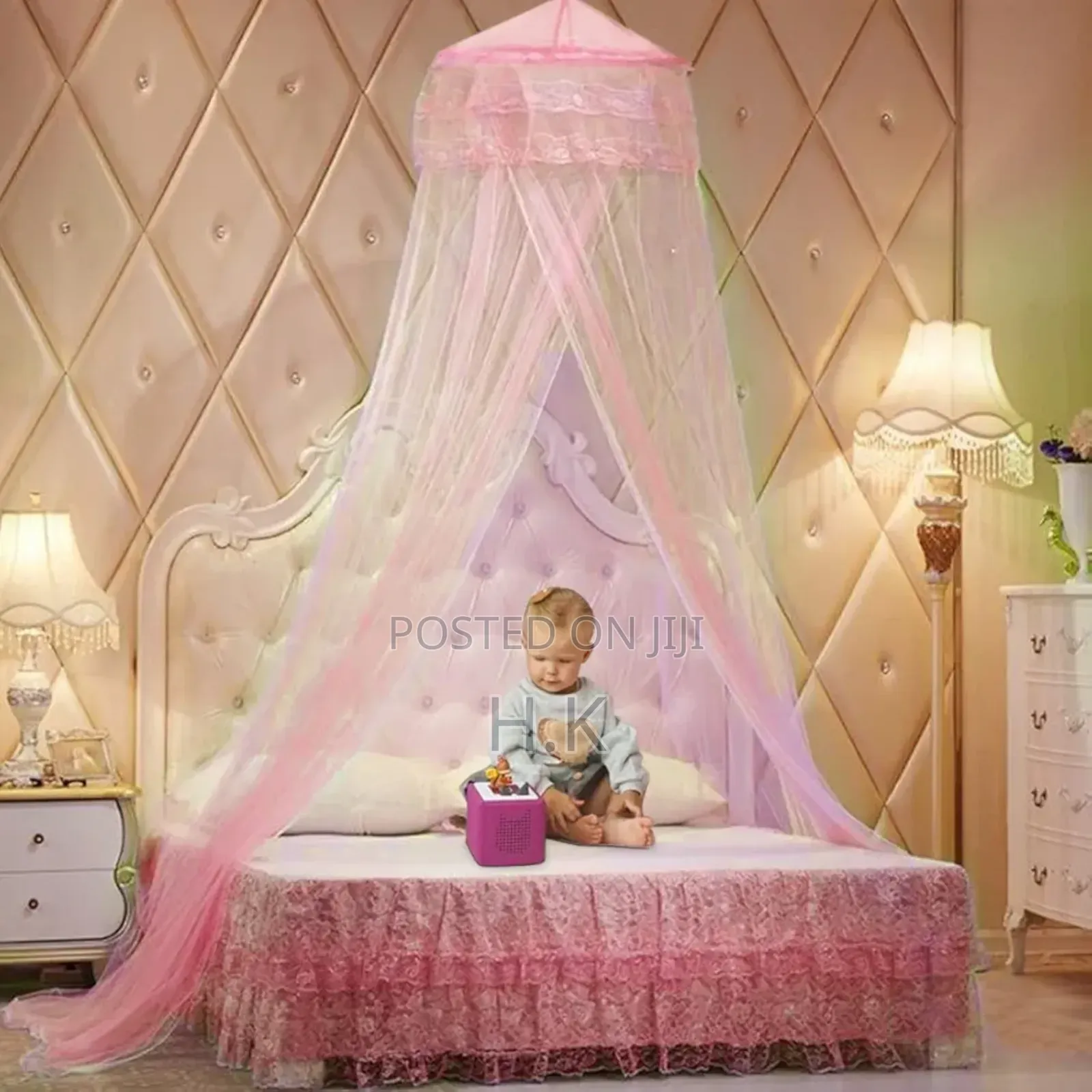 Bcbyou Princess Bed Canopy Netting Mosquito Net( Small)