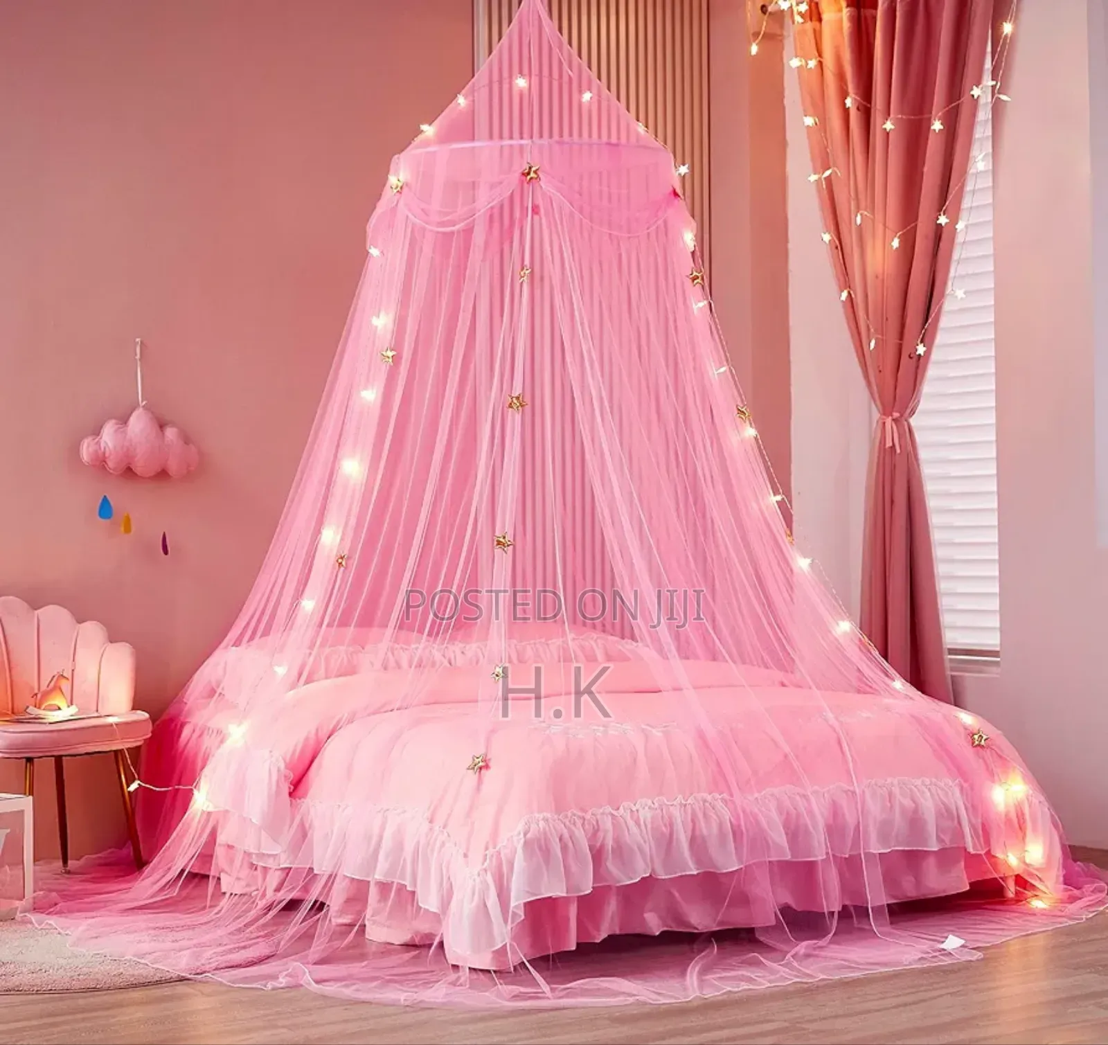 Bcbyou Princess Bed Canopy Netting Mosquito Net (Big)