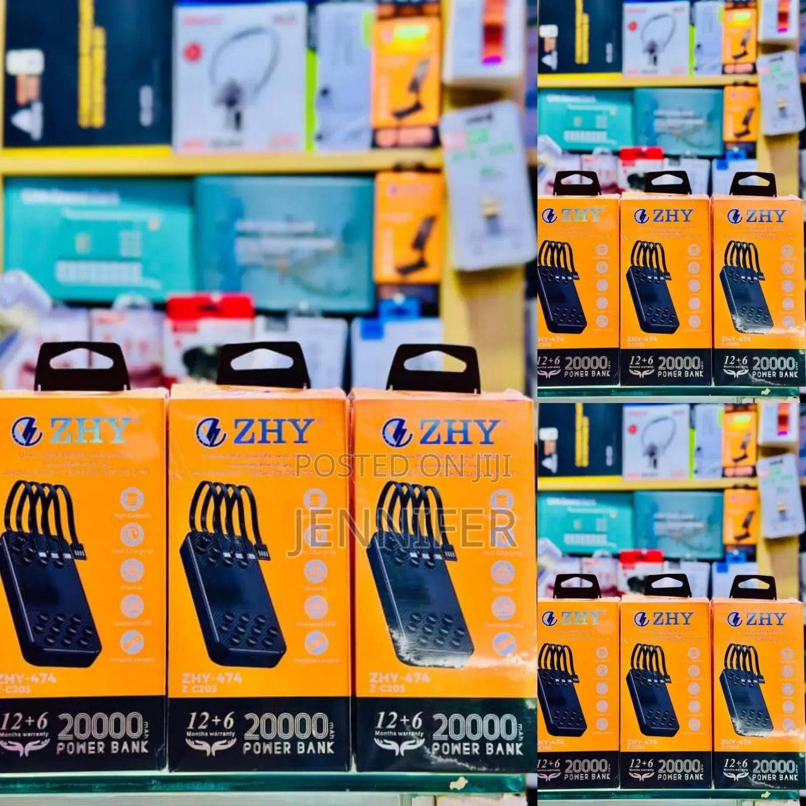 Zhy 20000mah Pocket Power Bank