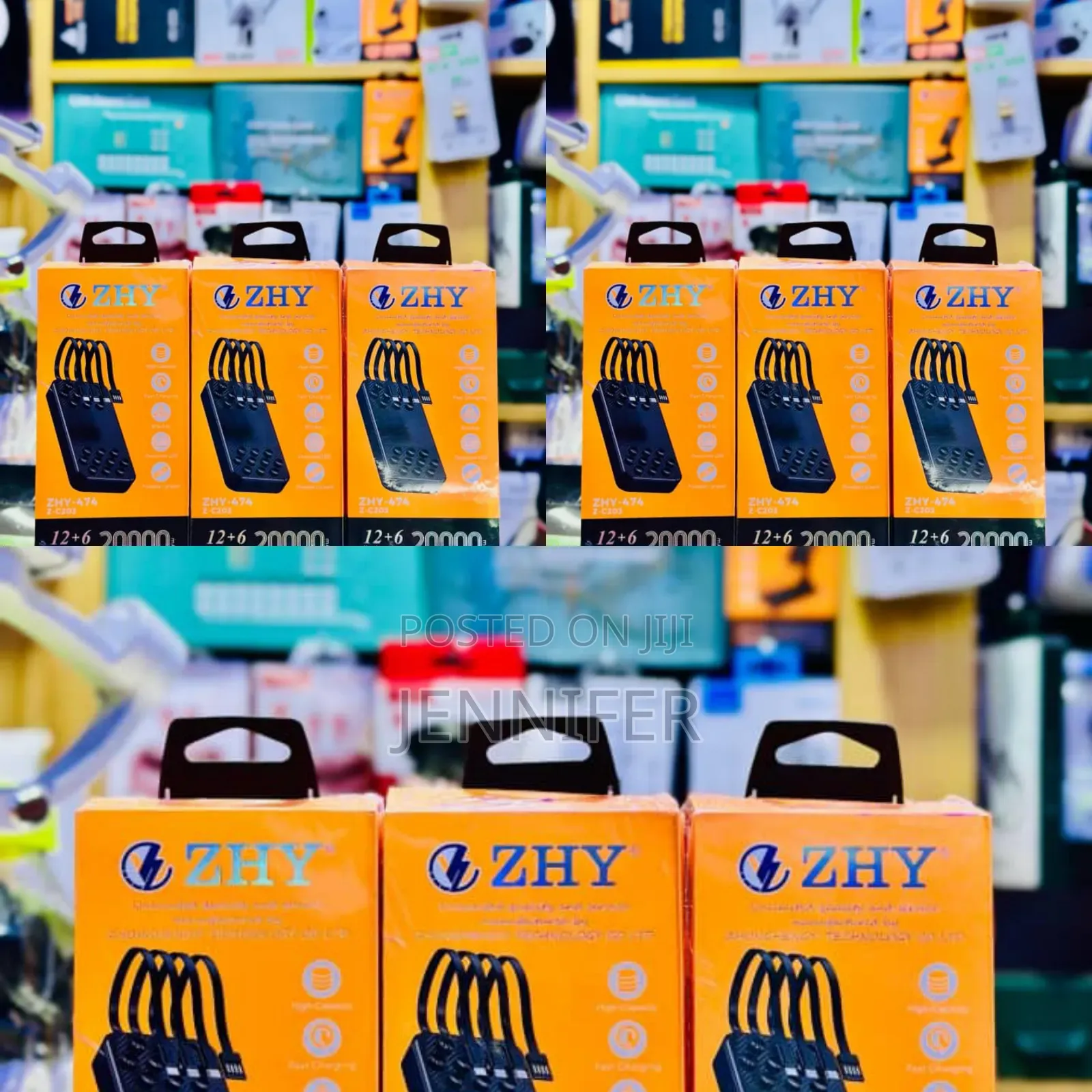 Zhy 20000mah Pocket Power Bank