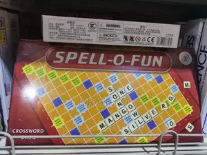 Spell-O-Fun" Crossword Board Game.