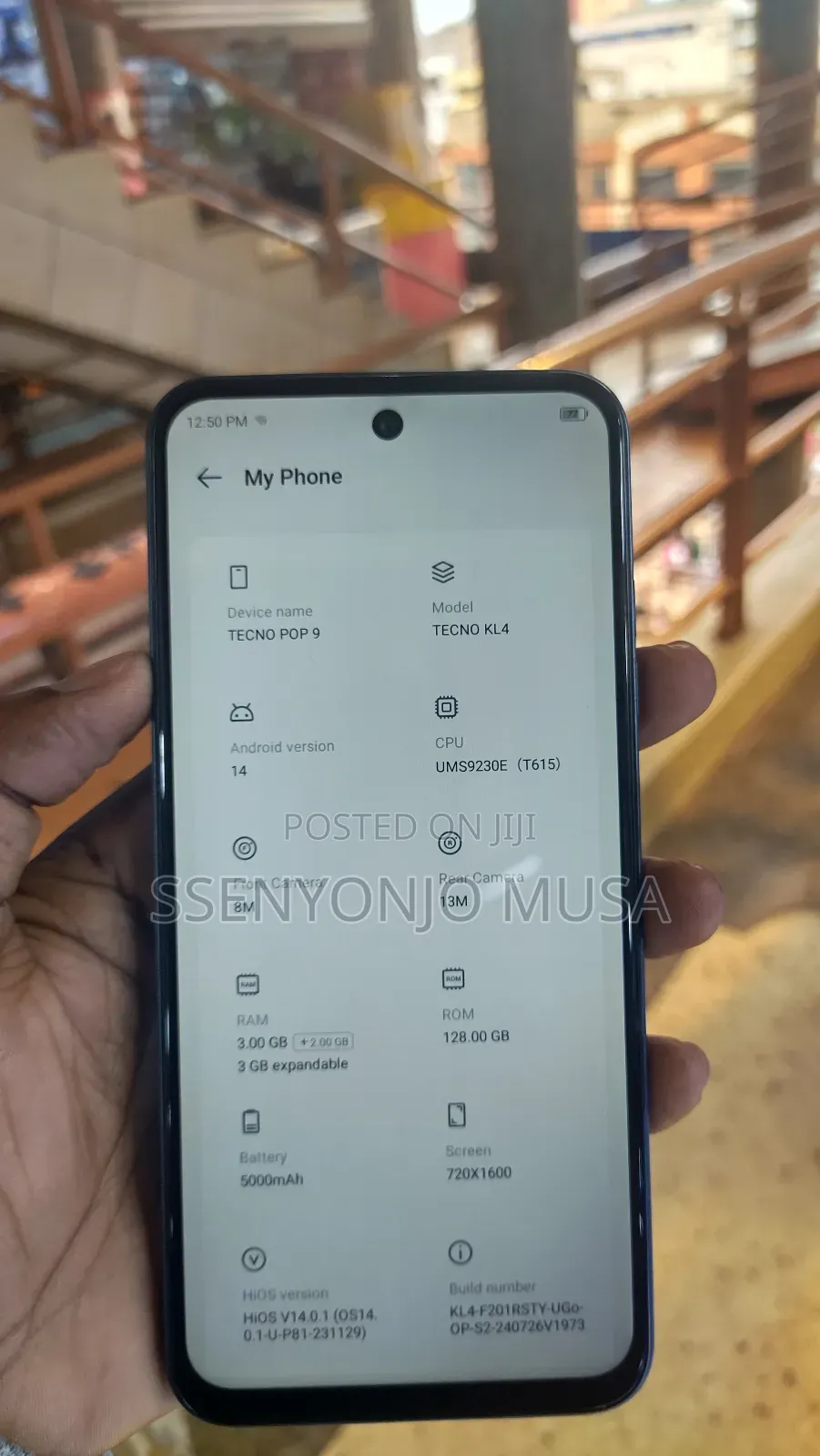 Tecno Pop 9 128 GB Black