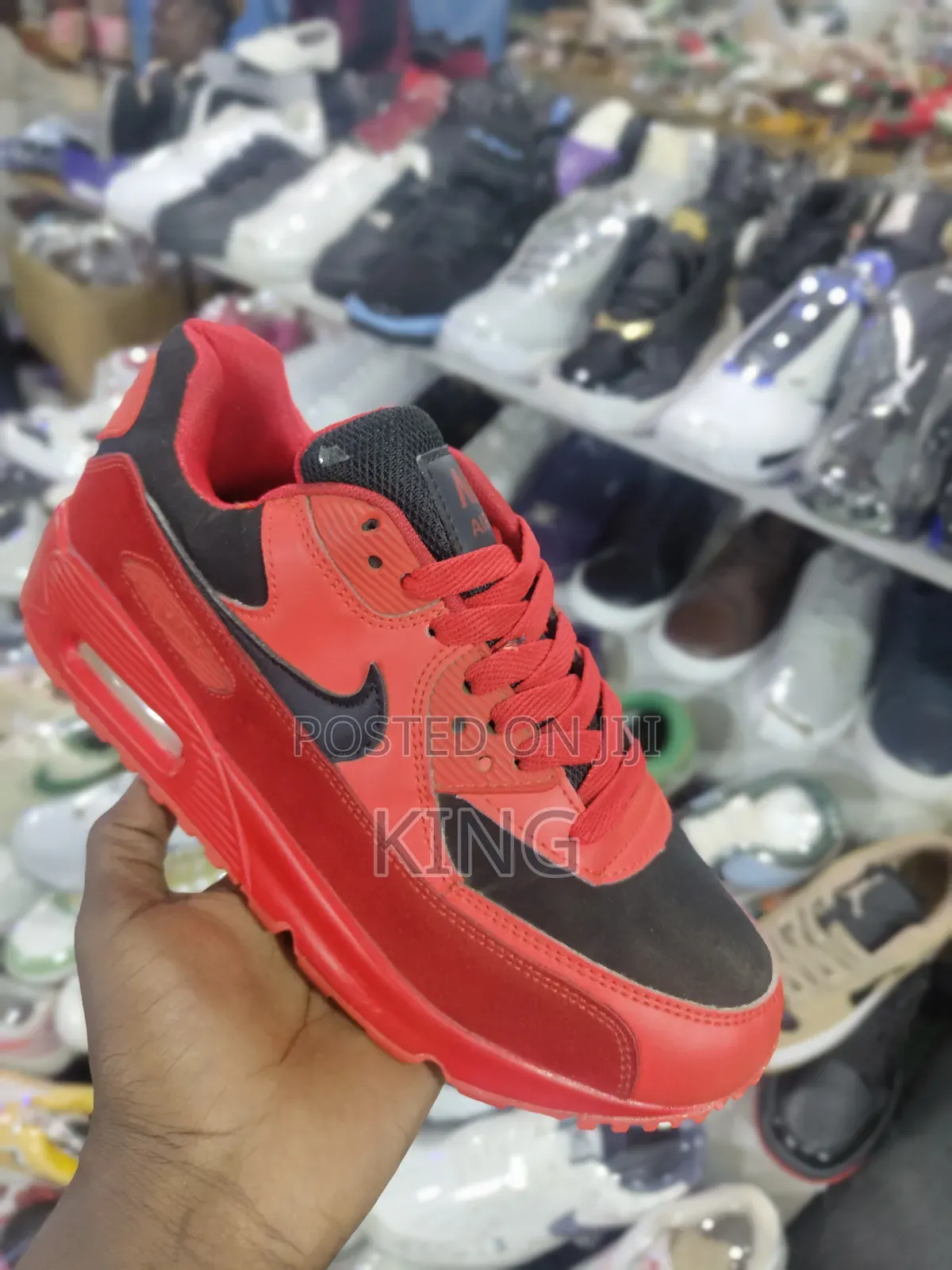 Red Ball Air Max 90 Sneakers