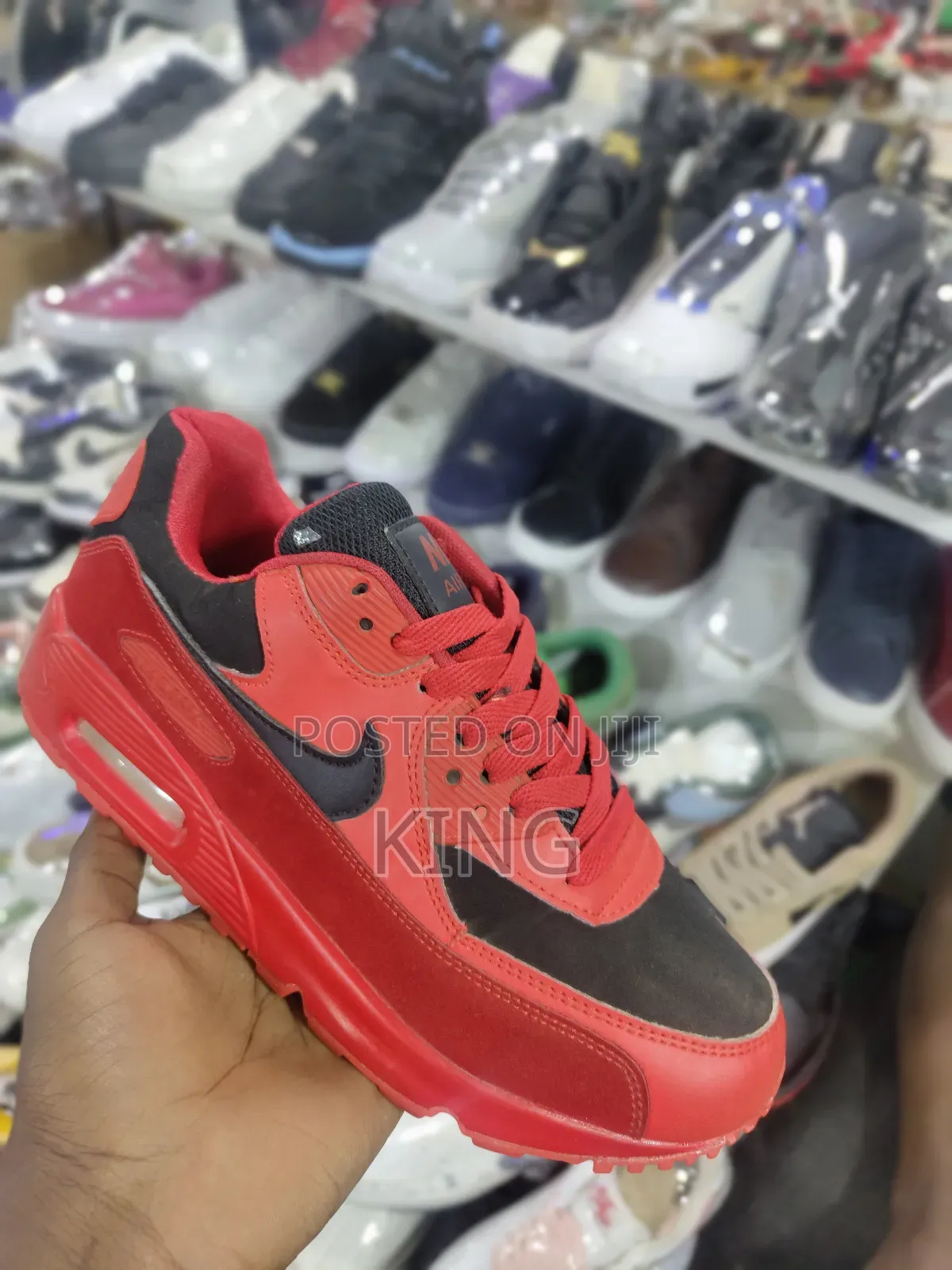 Red Ball Air Max 90 Sneakers