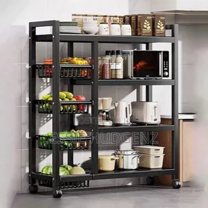 Multipurpose Storage Rack/ Shelf/ Organiser- Black