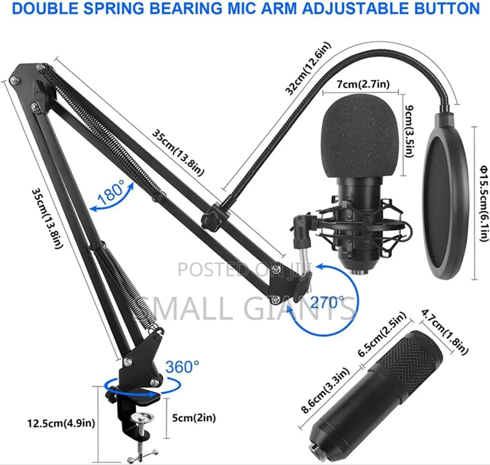 Sound Card Kit Condenser Microphone Set