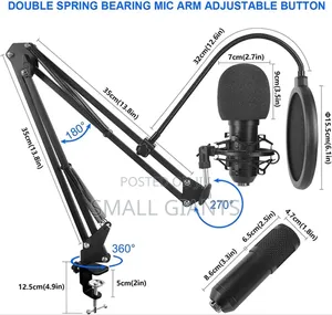 Sound Card Kit Condenser Microphone Set