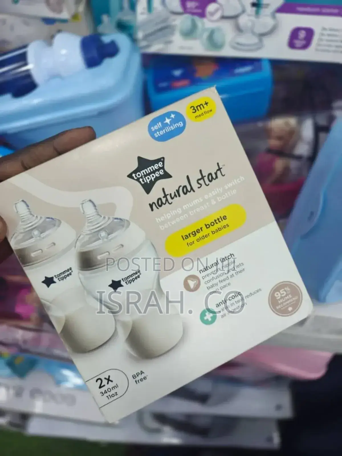 Tommee Tippee Natural Start Anti-Colic Baby Bottles.