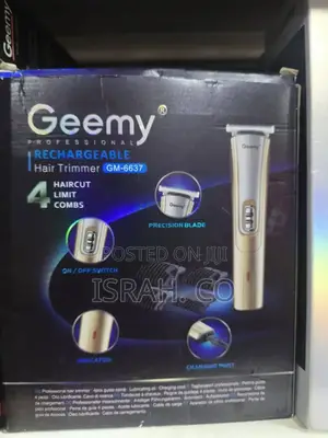 Professional Rechargeable Hair Trimmer, Model Gm-6637
