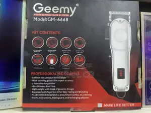 Geemy Professional Hair Clipper, Model Gm-6668