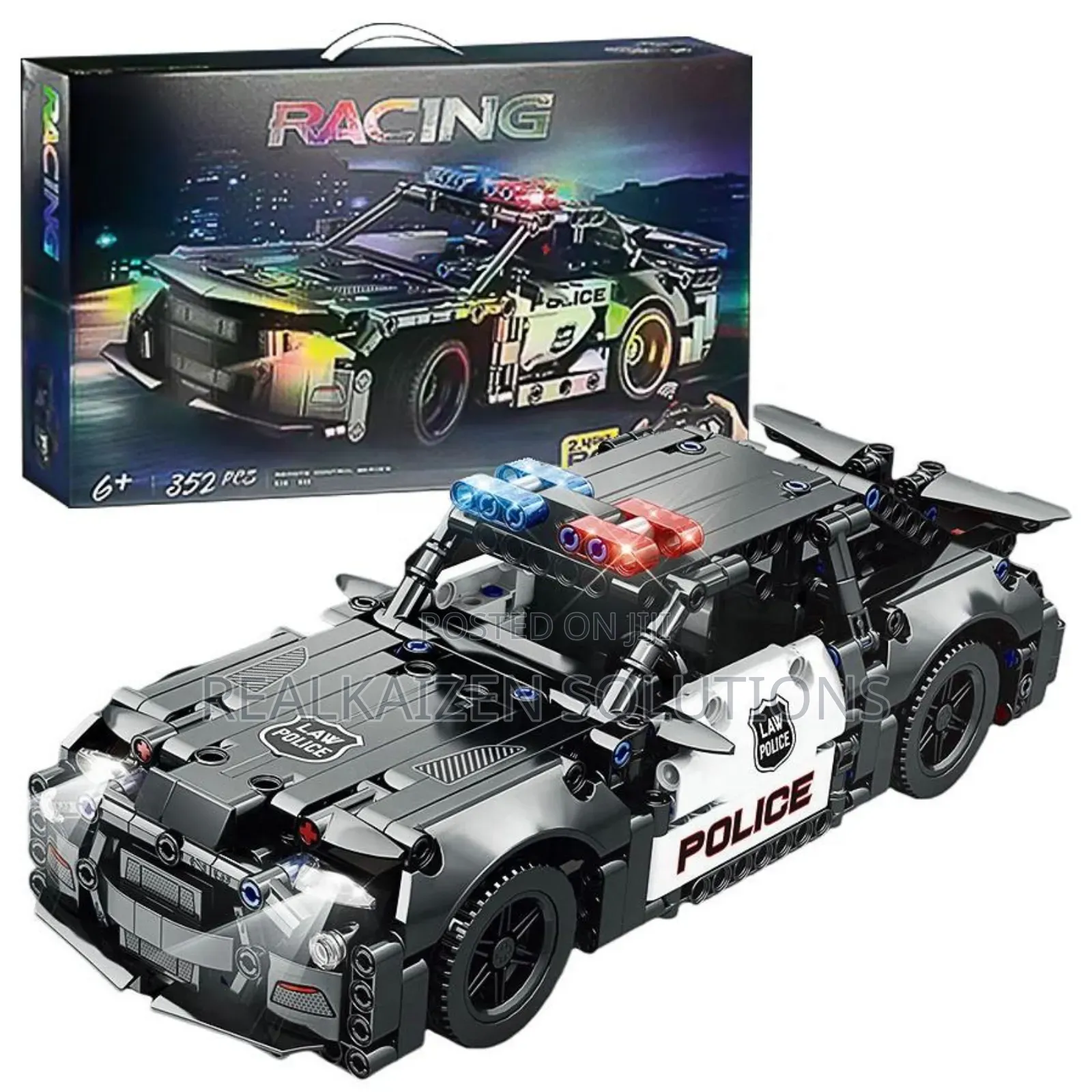 Racing Car Remote-Controlled Building Block Set 352pcs