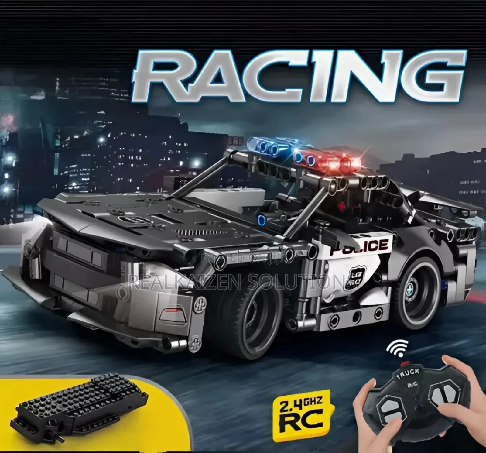 Racing Car Remote-Controlled Building Block Set 352pcs