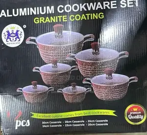 Royal Life" Brand 12-Piece Aluminum Cookware Set