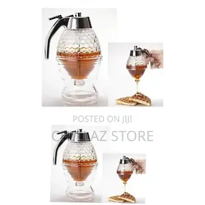 Brand New Honey Glass Bottle.