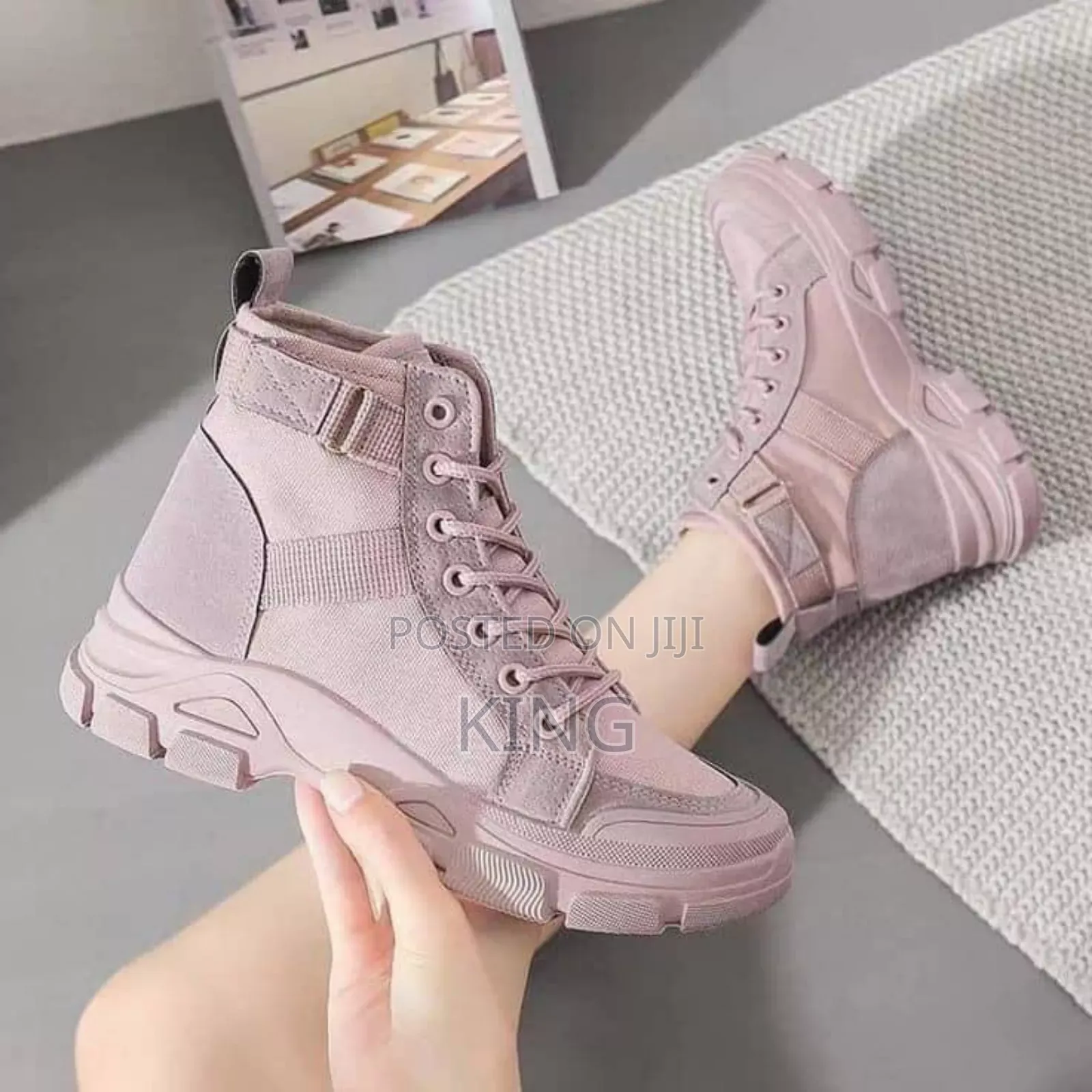 Swift Pink Boots Sneakers