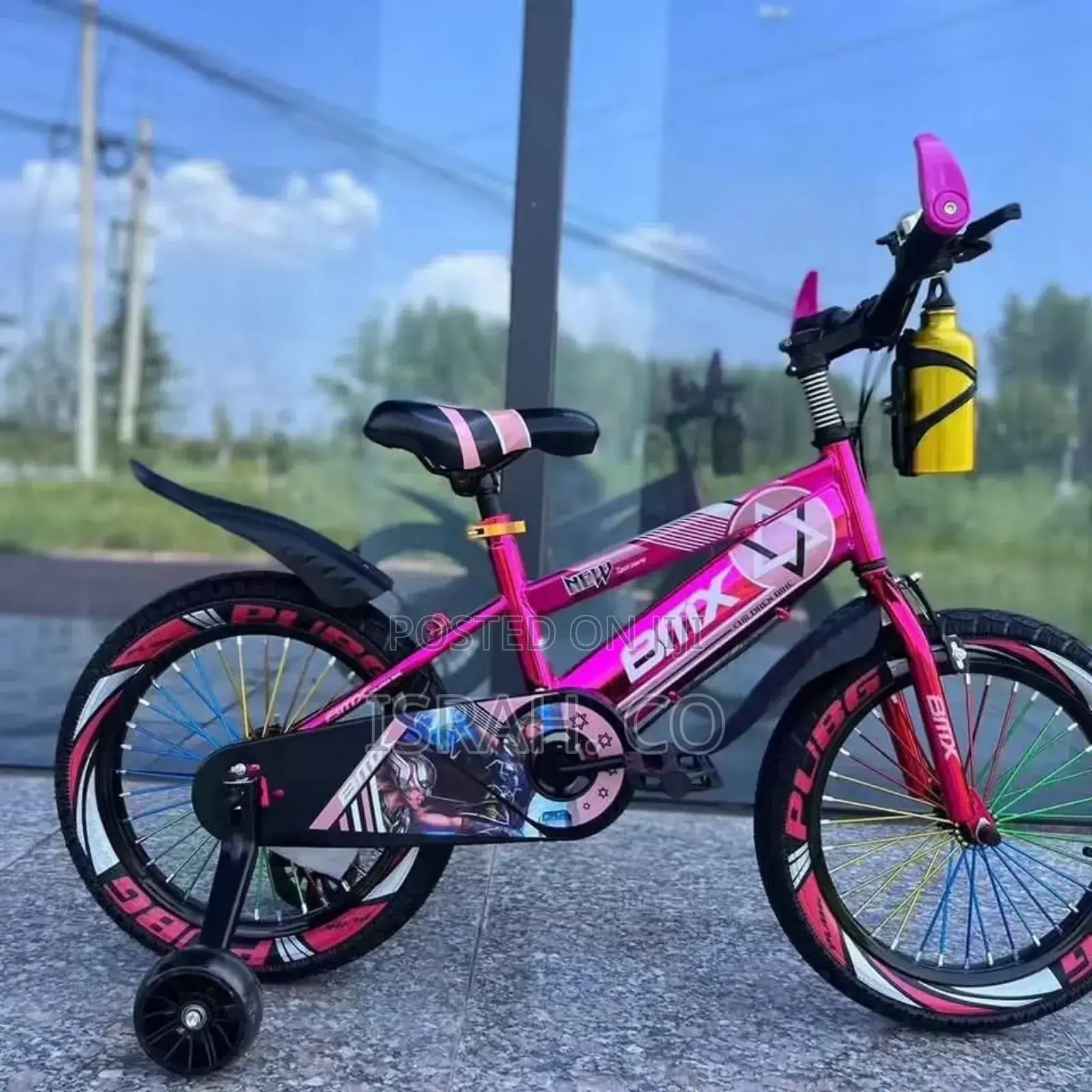 20-Inch BMX-Style Bicycle With Training Wheels,