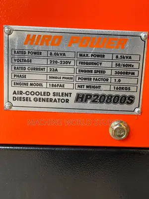 8kva Japan Technology Silent Diesel Generator